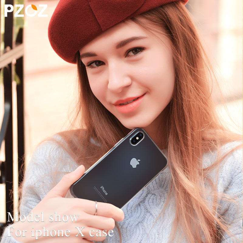 iphone x ultra thin case luxury transparent TPU Silicone Cover coque original Phone soft slim clear case Accessories 10