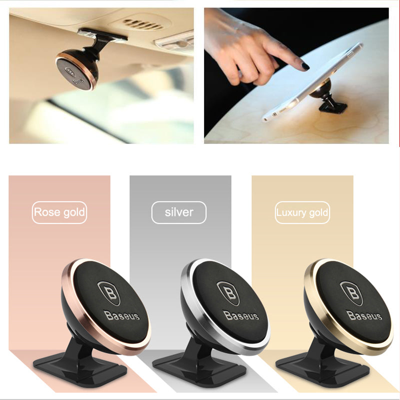 Mobile Phone Holder 360 Rotation Magnetic Car Phone Holder For iPhone 8 6 7 Samsung S8 Phone GPS Bracket Stand