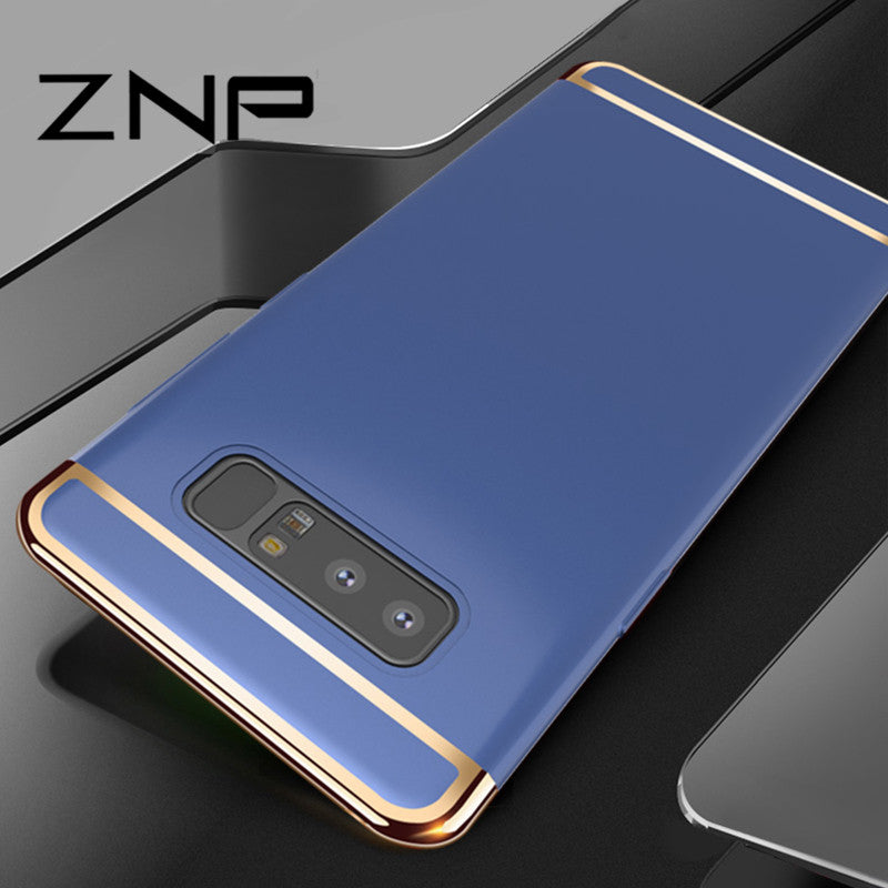 Luxury Electroplate Phone Case For Samsung Galaxy Note 8 S8 Plus S7 S6 Edge Full Cover For Samsung Galaxy A3 A5 A7 2016 Case