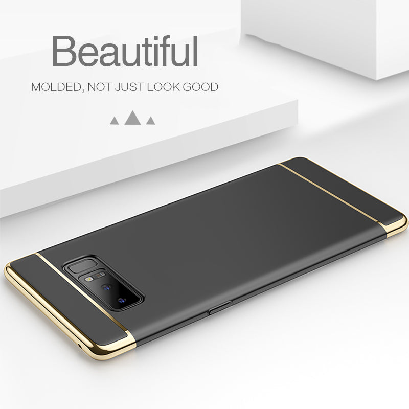 Luxury Electroplate Phone Case For Samsung Galaxy Note 8 S8 Plus S7 S6 Edge Full Cover For Samsung Galaxy A3 A5 A7 2016 Case