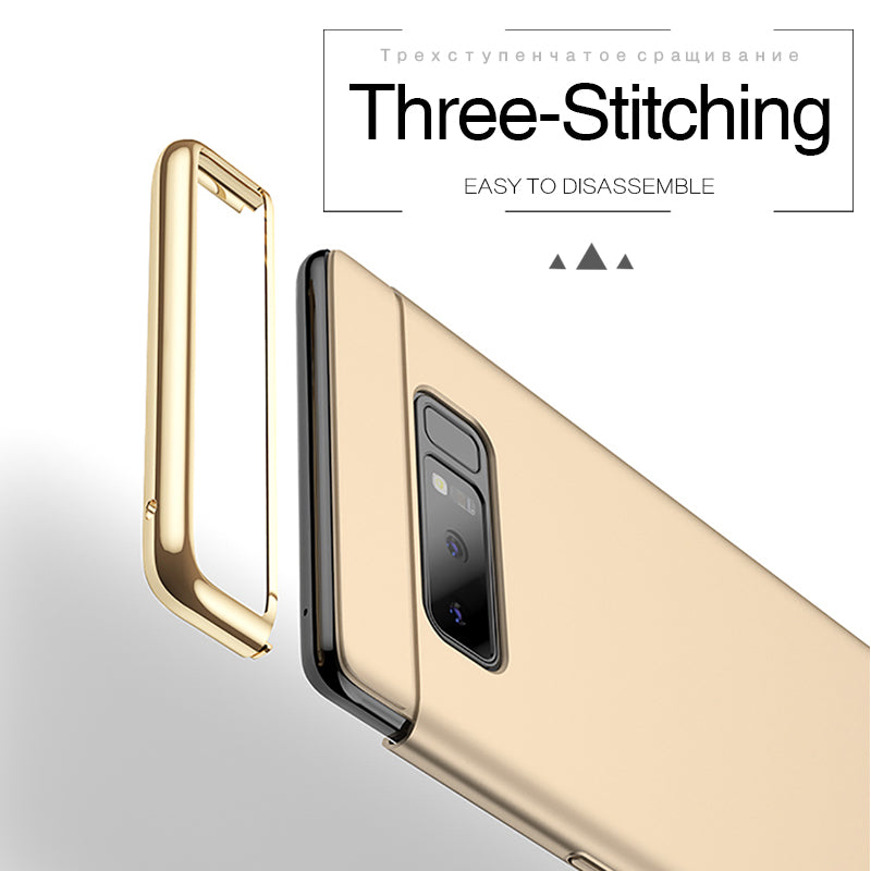 Luxury Electroplate Phone Case For Samsung Galaxy Note 8 S8 Plus S7 S6 Edge Full Cover For Samsung Galaxy A3 A5 A7 2016 Case