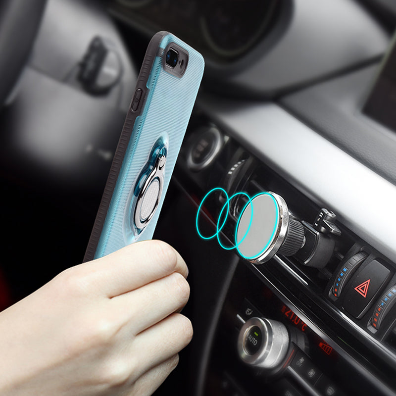 iPhone 8 8 Plus 7 7P Car Holder Stand Magnetic Bracket Case