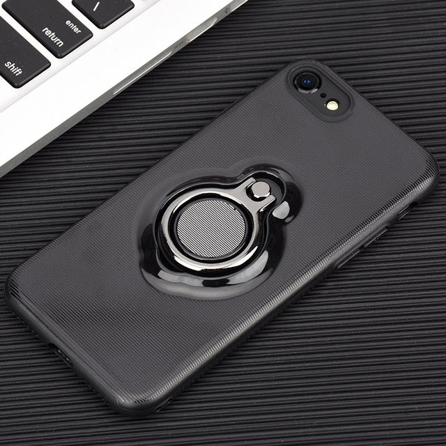 iPhone 8 8 Plus 7 7P Car Holder Stand Magnetic Bracket Case