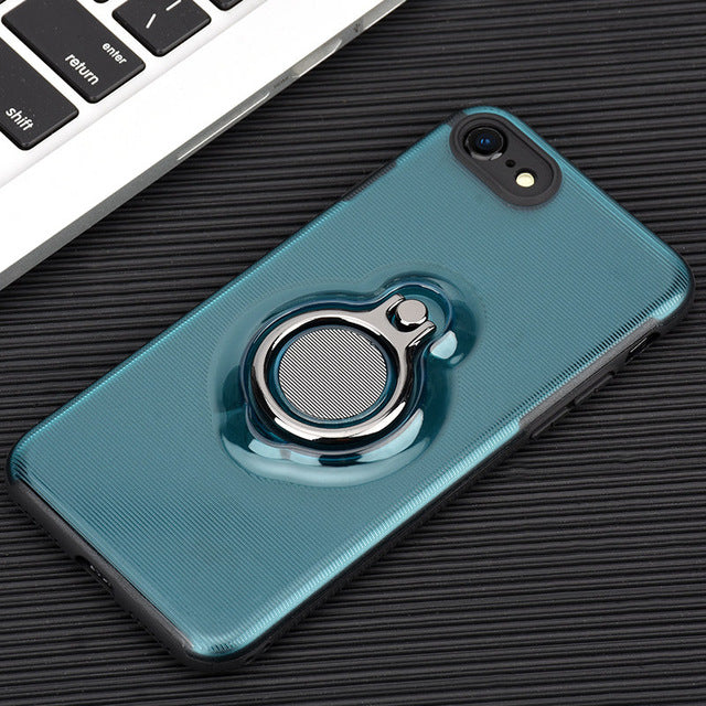 iPhone 8 8 Plus 7 7P Car Holder Stand Magnetic Bracket Case