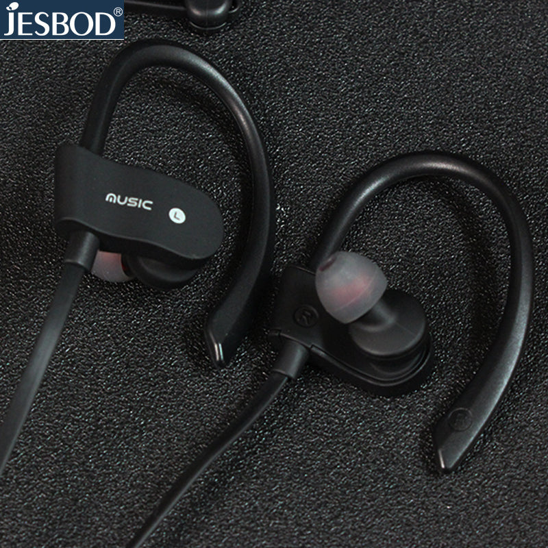 JESBOD S1 Bluetooth V4.1 Headphones Wireless Sports Earphones Sweatproof Headsets Aptx 3D Stereo Sound Earbuds for all phones PC